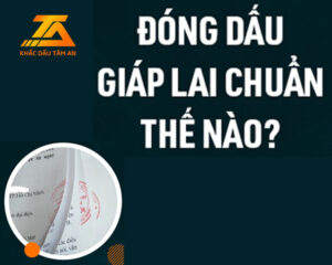 cách đóng dấu giáp lai