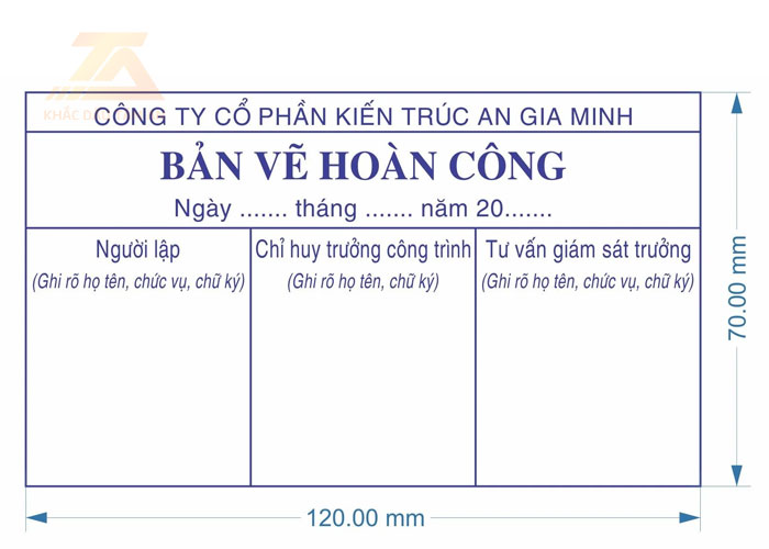 mẫu dấu hoàn công