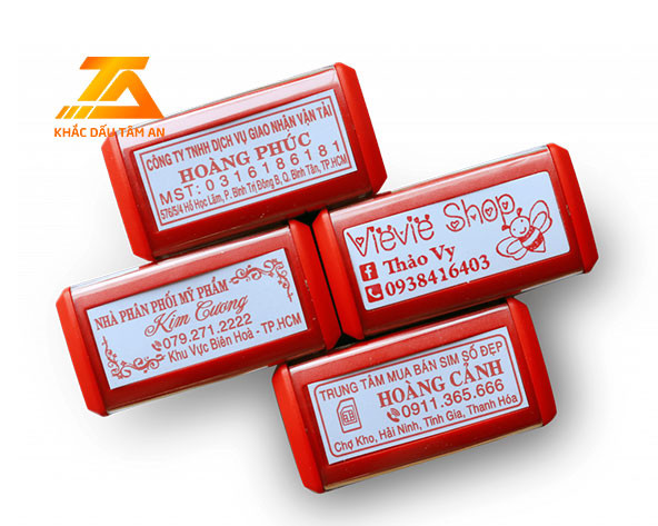 Khắc con dấu cửa hàng