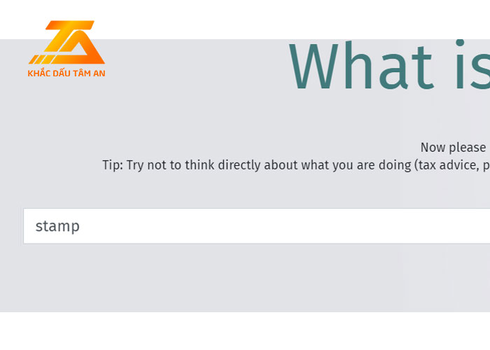 tạo con dấu online