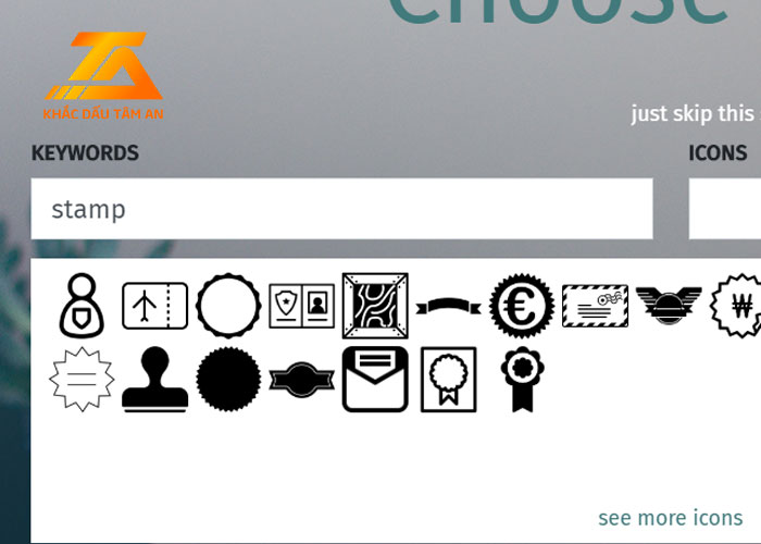 tạo con dấu online