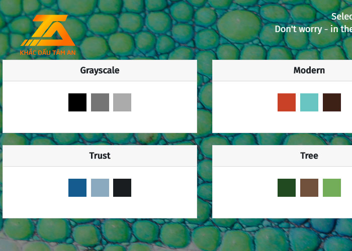 tạo con dấu online