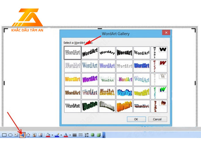 tạo con dấu online