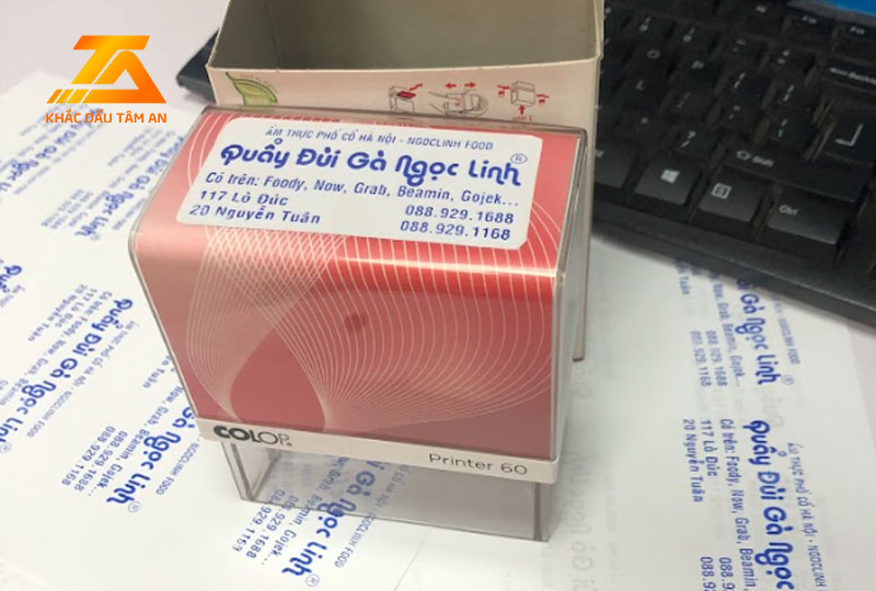 Khắc dấu tại Ba Đình